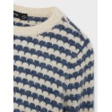 LMTD Nai Langærmet Kort Knit - Ashley Blue
