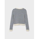 LMTD Nai Langærmet Kort Knit - Ashley Blue