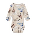 NAME IT Baby Sewan L/S Bodystocking - Peyote Melange