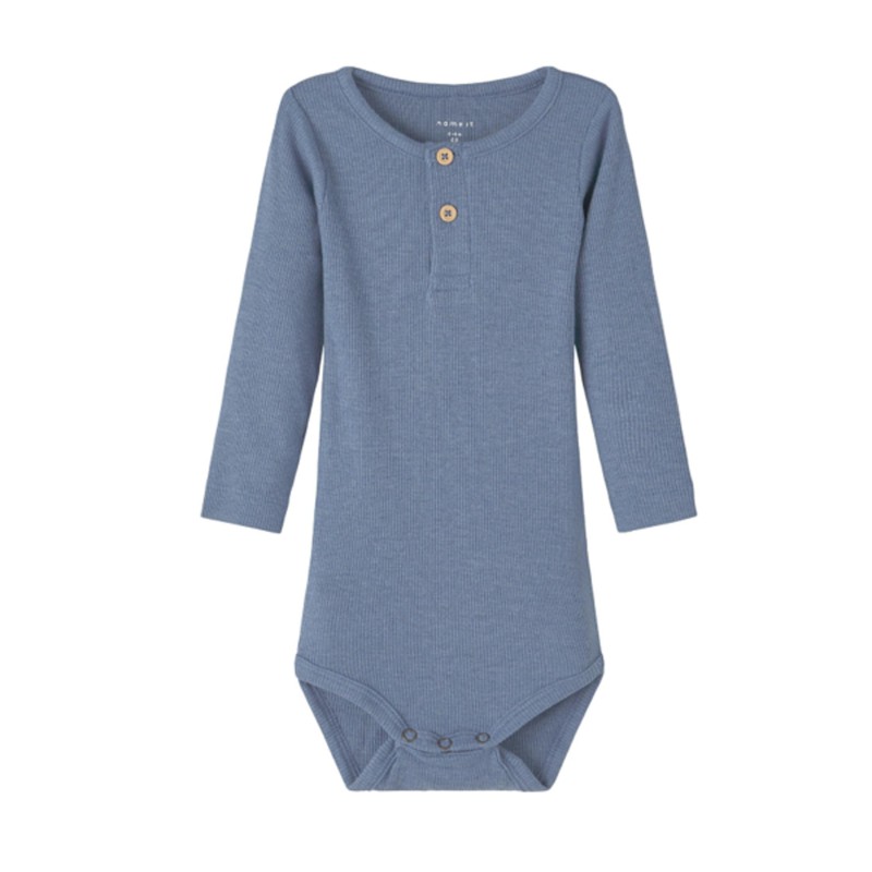 NAME IT Baby Kab L/S Bodystocking - Troposphere