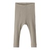 NAME IT Baby Rib Leggings - Pure Cashmere