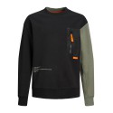 JACK & JONES Junior Activ Block Sweatshirt - Agave Green