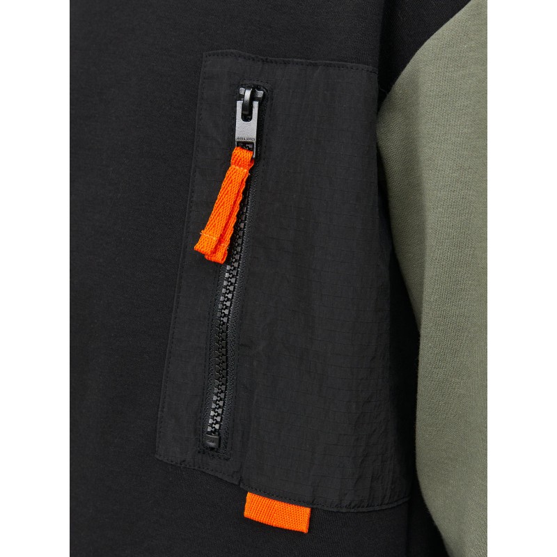 JACK & JONES Junior Activ Block Sweatshirt - Agave Green