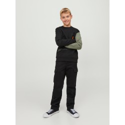 JACK & JONES Junior Activ Block Sweatshirt - Agave Green