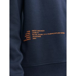 JACK & JONES Junior Activ Block Sweatshirt - Navy Blazer