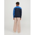 JACK & JONES Junior Activ Block Sweatshirt - Navy Blazer