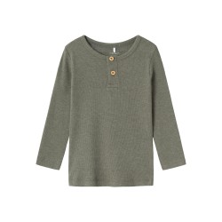 NAME IT MINI Kab Bluse - Dusty Olive