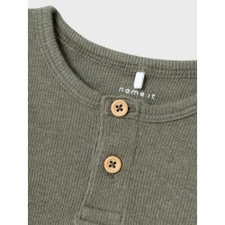 NAME IT MINI Kab Bluse - Dusty Olive