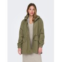 JDY Newhazel Shine Parka Jakke Otw Yfm - Mermaid