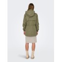 JDY Newhazel Shine Parka Jakke Otw Yfm - Mermaid