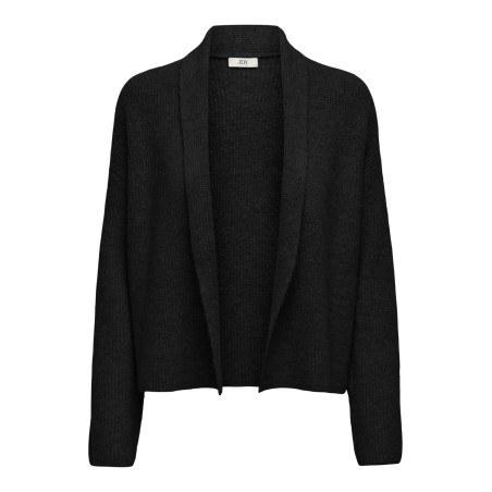 JDY Hudson Life Langærmet Open Cardigan Knt - Sort