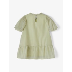NAME IT Mini Kortærmet Kjole - Desert Sage