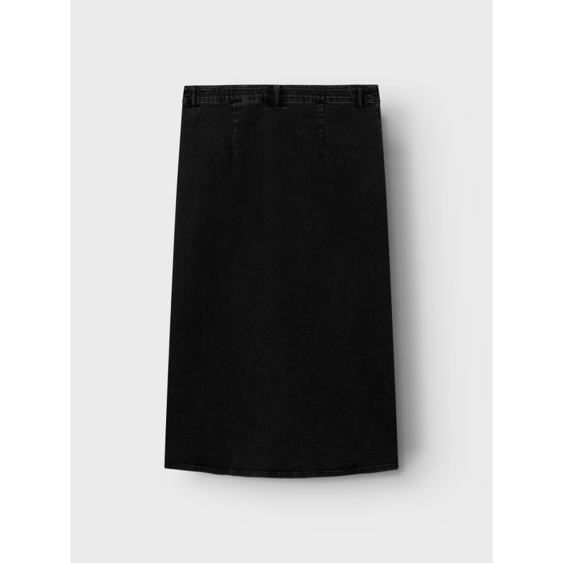 LMTD Nece Denim Lang Skirt - Sort Denim