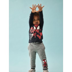 NAME IT Domi Spidey Langærmet Top Mar - India Ink