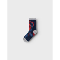 NAME IT Netin Spiderman 3P Sock Mar - Dark Sapphire