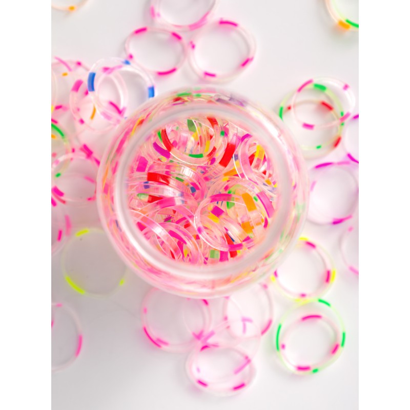 NAME IT Nkfacc-Tana 120P Rubber Hairelastic - Violet Tulle