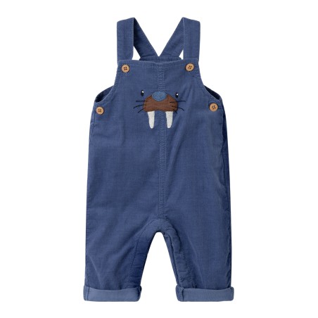 NAME IT Baby Ben Baggy Overalls - Bijou Blue