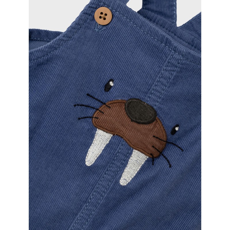 NAME IT Baby Ben Baggy Overalls - Bijou Blue