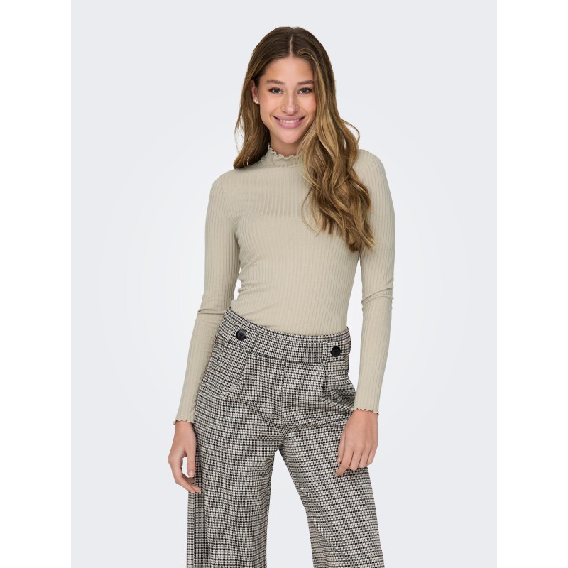 JDY Fransiska L/S Bluse - Chateau Gray