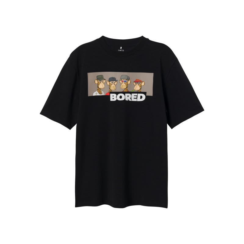 LMTD Avan "Bored" S/S T-shirt - Sort