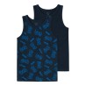 NAME IT Kids Gamer Tanktop 2-pak - Dark Sapphire