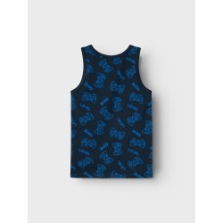NAME IT Kids Gamer Tanktop 2-pak - Dark Sapphire