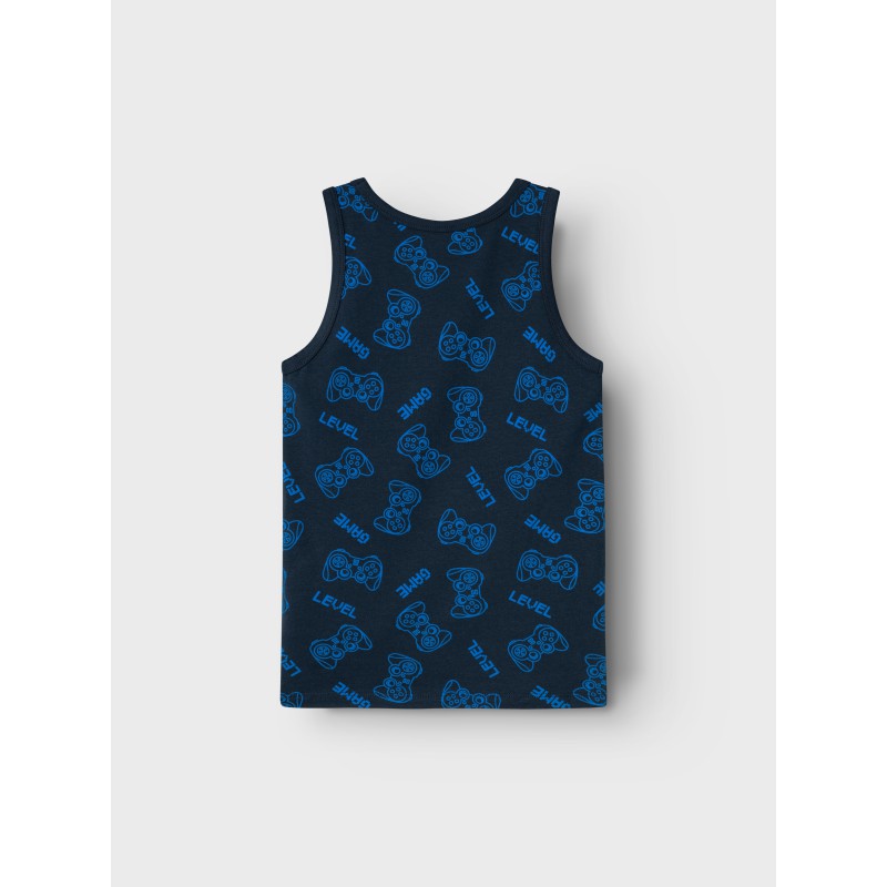 NAME IT Mini Gamer Tanktop 2-pak - Dark Sapphire