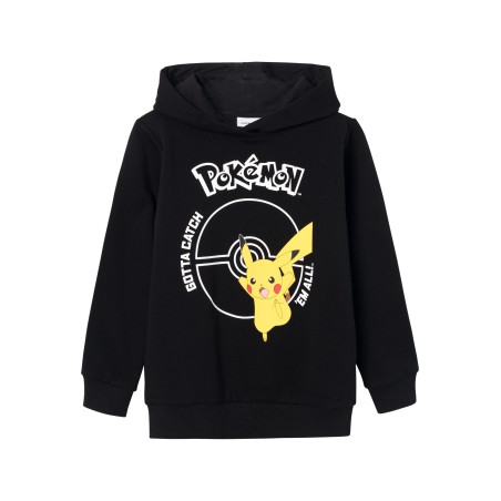 NAME IT Kids Oscar Pokemon Hoodie - Sort