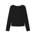 LMTD Rova L/S Kort Top - Sort