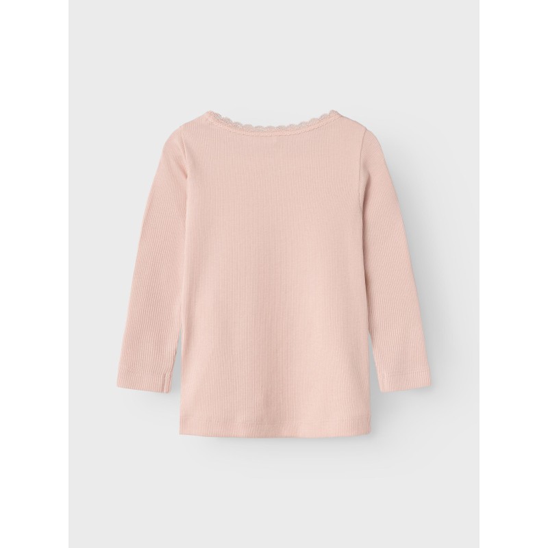 NAME IT Mini L/S Kab Bluse - Sepia Rose