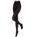 Fantasy Dot Glitter 40den Tights - Sort/Sølv