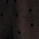 Fantasy Dot Glitter 40den Tights - Sort/Sølv