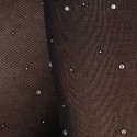 Fantasy Rhinesten 100den Tights - Sort