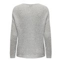 JDY New Megan Strik Pullover - Cloud Dancer