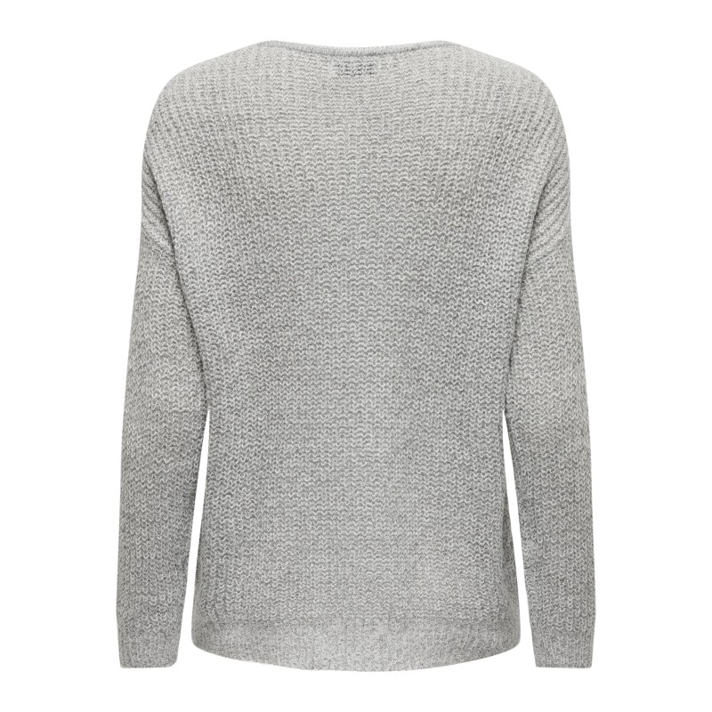 JDY New Megan Strik Pullover - Cloud Dancer