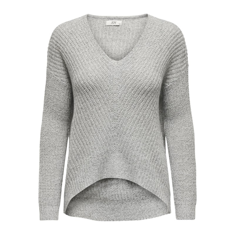 JDY New Megan Strik Pullover - Cloud Dancer