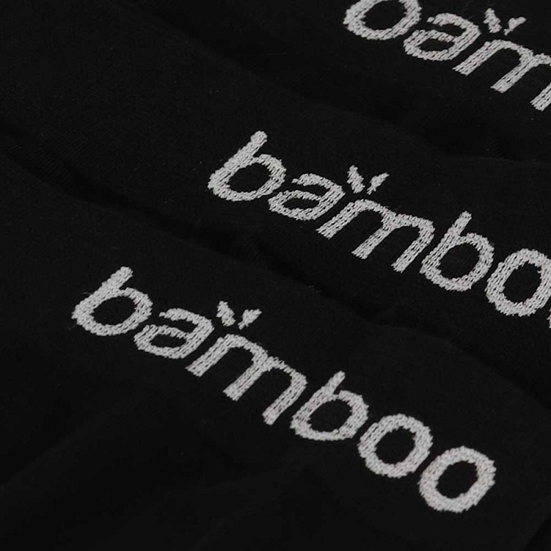 Bambus Dame Højtaljet Trusse Seamless 3-Pak - Sort