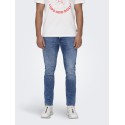 ONLY & SONS Weft Regular Bukser - Medium Blue Denim