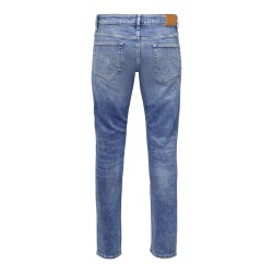 ONLY & SONS Weft Regular Bukser - Medium Blue Denim