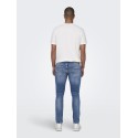 ONLY & SONS Weft Regular Bukser - Medium Blue Denim
