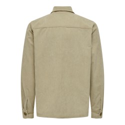 ONLY & SONS Onstile Corduroy 0111 Shirt - Chinchilla