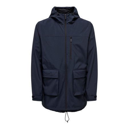 ONLY & SONS Onsrick Softshell Parka Athl - Dark Navy