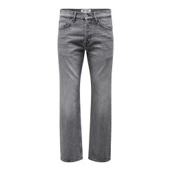 ONLY & SONS Onsedge Str. One Mgd 8202 Dot Denim - Medium Grey Denim