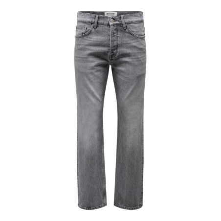 ONLY & SONS Onsedge Str. One Mgd 8202 Dot Denim - Medium Grey Denim