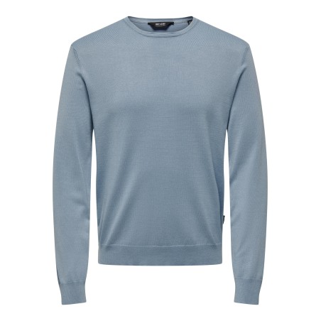 ONLY & SONS Wyler L/S Striktrøje - Mountain Spring