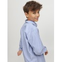 JACK & JONES Junior Oxford L/S Skjorte - Cashmere Blue