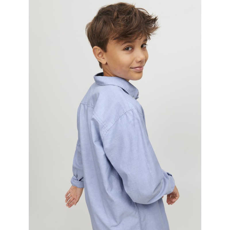 JACK & JONES Junior Oxford L/S Skjorte - Cashmere Blue