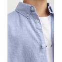JACK & JONES Junior Oxford L/S Skjorte - Cashmere Blue