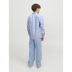 JACK & JONES Junior Oxford L/S Skjorte - Cashmere Blue