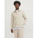 JACK & JONES Jprriviera Linen Hybrid Blazer Slim Fit - Travertine